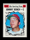 1970 Topps Baseball Card #464 All Star Hall of Famer Johnny Bench Cincinnat