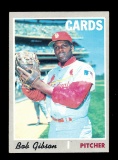 1970 Topps Baseball Card #530 Hall of Famer Bob Gibson St Louis Cardinals.