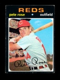 1971 Topps Baseball Card #100 Pete Rose Cincinnati Reds. EX to EX-MT+ Condi
