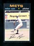 1971 Topps Baseball Card #513 Hall of Famer Nolan Ryan New York Mets. EX to