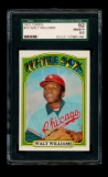 1972 Topps Baseball  Card #15 Walt Williams Chicago White Sox. Graded SGC N