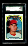 1972 Topps Baseball  Card #64 Pete Broberg Texas Rangers. Graded SGC NM/MT+