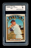 1972 Topps Baseball  Card #368 Danny Thompson Minnesota Twins. Graded GMA M