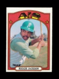 1972 Topps Baseball  Card #435 Hall of Famer Reggie Jackson Oakland A's. EX