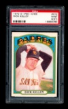 1972 O-PEE-CHEE Baseball Card #412 Dick Kelley San Diego Padres. Graded PSA