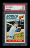 1977 Topps All Star Baseball Card #580 Hall of Famer George Brett Kansas Ci