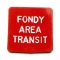 Vintage Plastic Fondy Area Transit Token. Adult Fare Fond Du Lac, Wis. Atwo