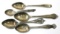 (5) Sterling Silver Souvenir Spoons. 2.95 Ounces All Together