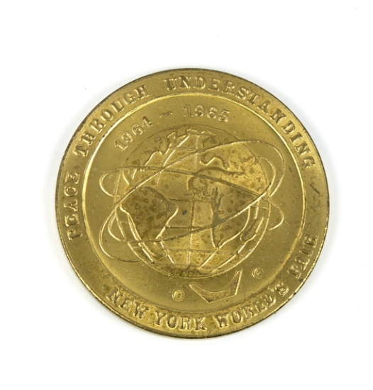1964-1965 New York Worlds Fair Coin/Token. Peace Through Understanding. TC-