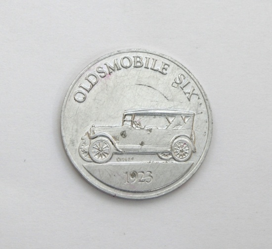 1968 Antique Car Coin Series-1 Sunco-DX Aluminum Coin/Token. 1923 Oldsmobil