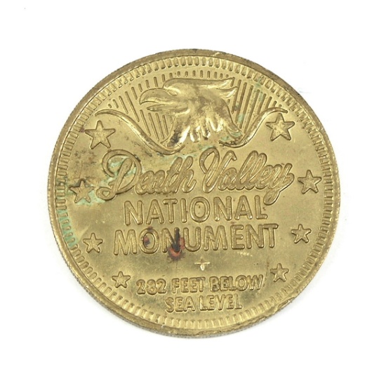 Death Valley National Monument Coin/Token. Souvenir of Death Valley Ca. "28