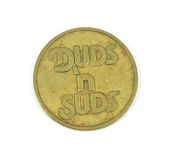 Duds 'n Suds Des Moines, Iowa (Polk County) Coin/Token."Good Clean Fun".  7