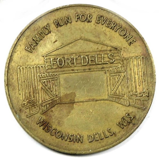 Wisconsin Dells, Wisc. Fort Dells "Family Fun For Everyone" Coin/Token. Goo
