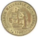1896-1946 Monarch Ranges Golden Jubilee Coin/Token. Monarch Malleable Iron