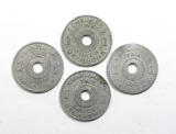 (4) Vintage Oklahoma Tax Coin/Tokens. TC-326656 7/8
