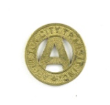 Vintage Appleton Transit Inc.Token. Good For One Fare. Appleton, Wis.  Atwo