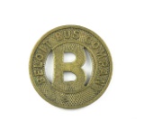 Vintage Beloit Bus Company Token. Good For One Fare Beloit, Wis.  Atwood/Co