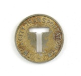 Vintage Twin City Transportation Co. Token. Good For One Fare Marinette, Wi