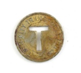 Vintage Twin City Transportation Co. Token. Good For One Fare Marinette, Wi