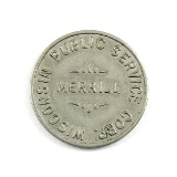 Vintage Wisconsin Public Service Corp Merrill, Wis. Token. Good For One Far
