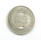 Vintage Luther High School Onalska, Wis. Token. Good For One School Fare On