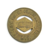 Vintage Racine Motor Coach Lines Inc. Token. Good For One Fare Racine, Wis.