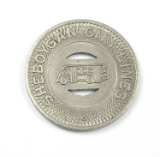 Vintage Sheboygan City Lines Token. Good For One Fare Sheboygan, Wis. Atwoo