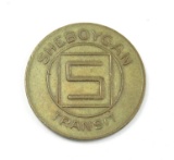 Vintage Sheboygan Transit Token. 