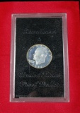 1971-S Silver Clad Proof Eisenhower Dollar In Hard Case.