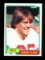 1981 Topps ROOKIE  Football Card #422 Rookie Dwight Clark San Francisco 49e