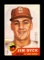 1953 Topps Baseball Card #177 Jim Dyck St Louis Browns. EX/MT Condition