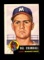 1953 Topps Baseball Card #197 Del Crandall Milwaukee Braves. EX/MT Conditio