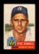 1953 Topps Baseball Card #219 Pete Runnels Washington Senators. EX Conditio