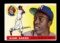 1955 Topps Baseball Card #47 Hall of Famer Hank Aaron Milwaukee Braves EX/M