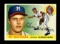 1955 Topps Baseball Card #155 Hall of Famer Ed Mathews Milwaukee Braves EX/