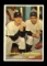 1957 Topps Baseball Card #407 Yankees Power Hitters Mickey Mantle & Yogi Be