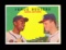 1959 Topps Baseball Card #212 Fence Busters Hank Aaron & Ed Mathews NM+ Con