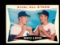 1960 Topps Baseball Card #160 Rival All Stars  Mickey Mantle & Ken Boyer EX