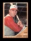 1962 Topps Baseball Card #487 Jerry Lynch Cincinnati Reds NM Off Center Con