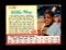 1962 Post Cereal Hand Cut Baseball Card #142 Hall of Famer Willie Mays San