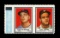 1962 Topps Stamp Panel Ken McBride & Joe Torre