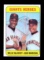 1969 Topps Baseball Card #572 Giants Heros Willie McCovey & Juan Marichal N