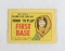 1962 How to Play First Base Booklet From DX Gasoline Dealer.  3-1/4