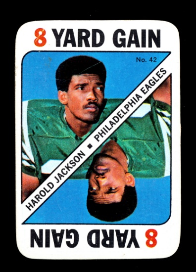 1971 Topps Game Card Harold Jackson Philadephia Eagles. EX/MT Condition