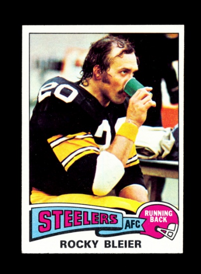 1975 Topps ROOKIE Football Card #39 Rookie Rocky Bleier Pittsburgh Steelers