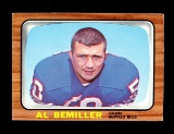 1966 Topps Football Card #19 Al Bemiller Buffalo Bills. EX/MT Condition.