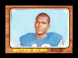 1966 Topps Football Card #20 Butch Byrd Bufflo Bills. Creased EX Condition.