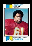 1973 Topps ROOKIE Football Card #167 Rookie Hall of Famer Curley Culp Kansa