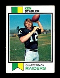 1973 Topps ROOKIE Football Card #487 Rookie Hall of Famer Ken Stabler Oakla
