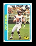 1978 Topps Football Card #100 Hall of Famer Fran Tarkenton Minnesota Viking